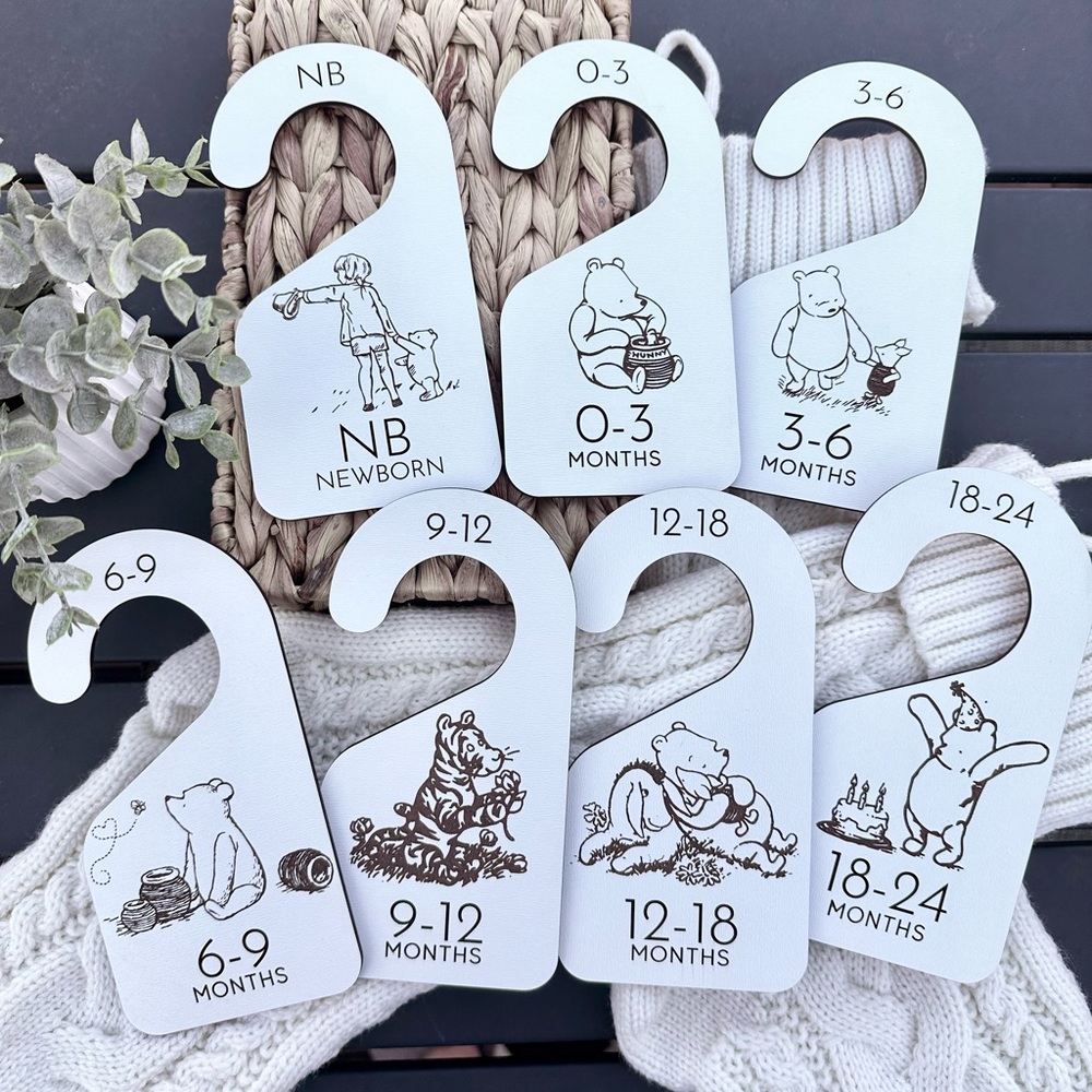 Winnie the Pooh Baby Closet Dividers